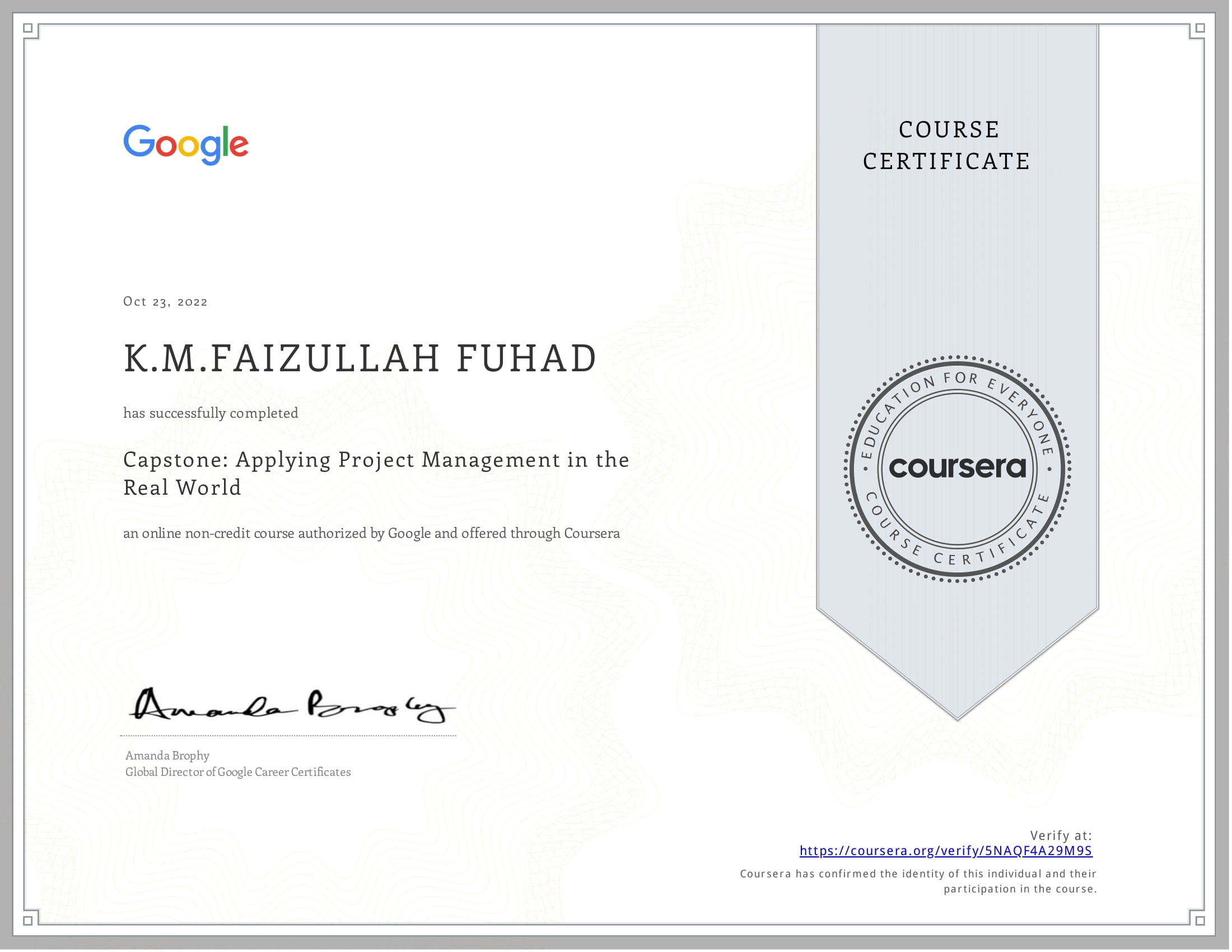 PMP Capstone