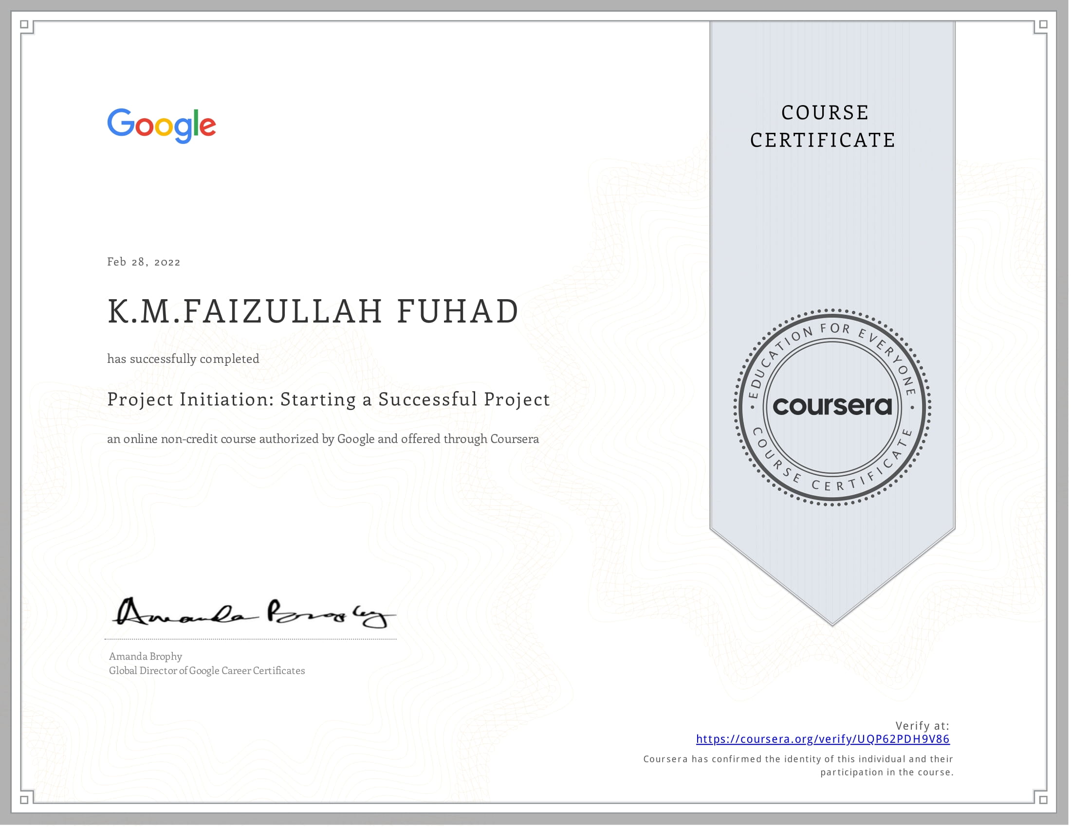 Project Initiation